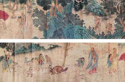 丁云鹏 人物 手卷